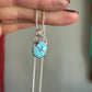 Golden Hills Turquoise Round Pendant