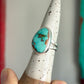 Montezuma Turquoise Ring in size 8