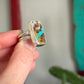 Royston Ribbon Turquoise Ring size 7.75