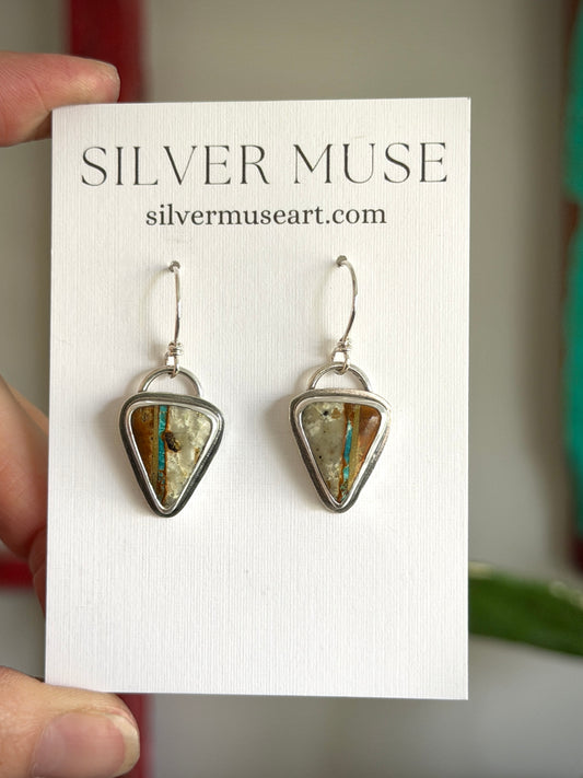Royston Ribbon Turquoise Earrings