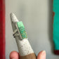 Australian Variscite Bar Ring in size 6.75 to 7