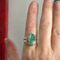Royston Ribbon Turquoise Ring size 9.25 STAMPED BAND