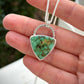 Snowville Variscite Trillion Pendant