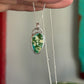 Royston Royal Blue Turquoise Twist Necklace in Green