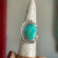 Kingman Turquoise Funky Ring size 8.25