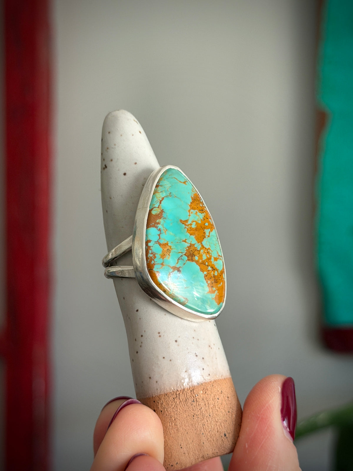 Royston Turquoise Ring size 10.75