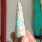 Desert Bloom Variscite Twist Band Ring size 7.5