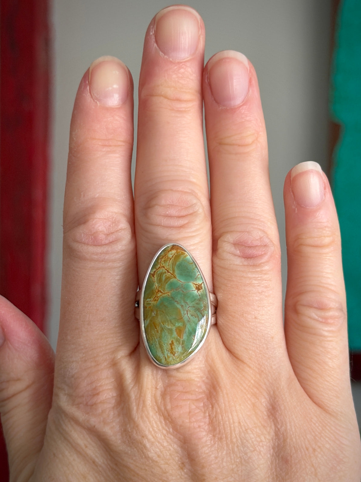 Australian Variscite Ring in size 10