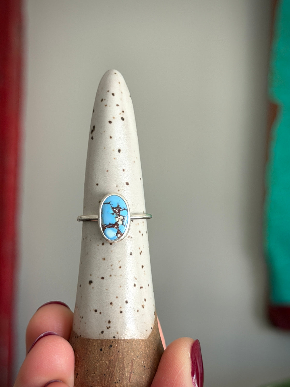 Golden Hills Turquoise Ring size 7