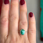 Emerald Valley Turquoise Ring Twist Band size 7.75