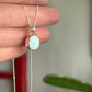 White Carico Lake Turquoise Necklace