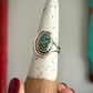 Patagonia Turquoise Art Deco Ring size 9