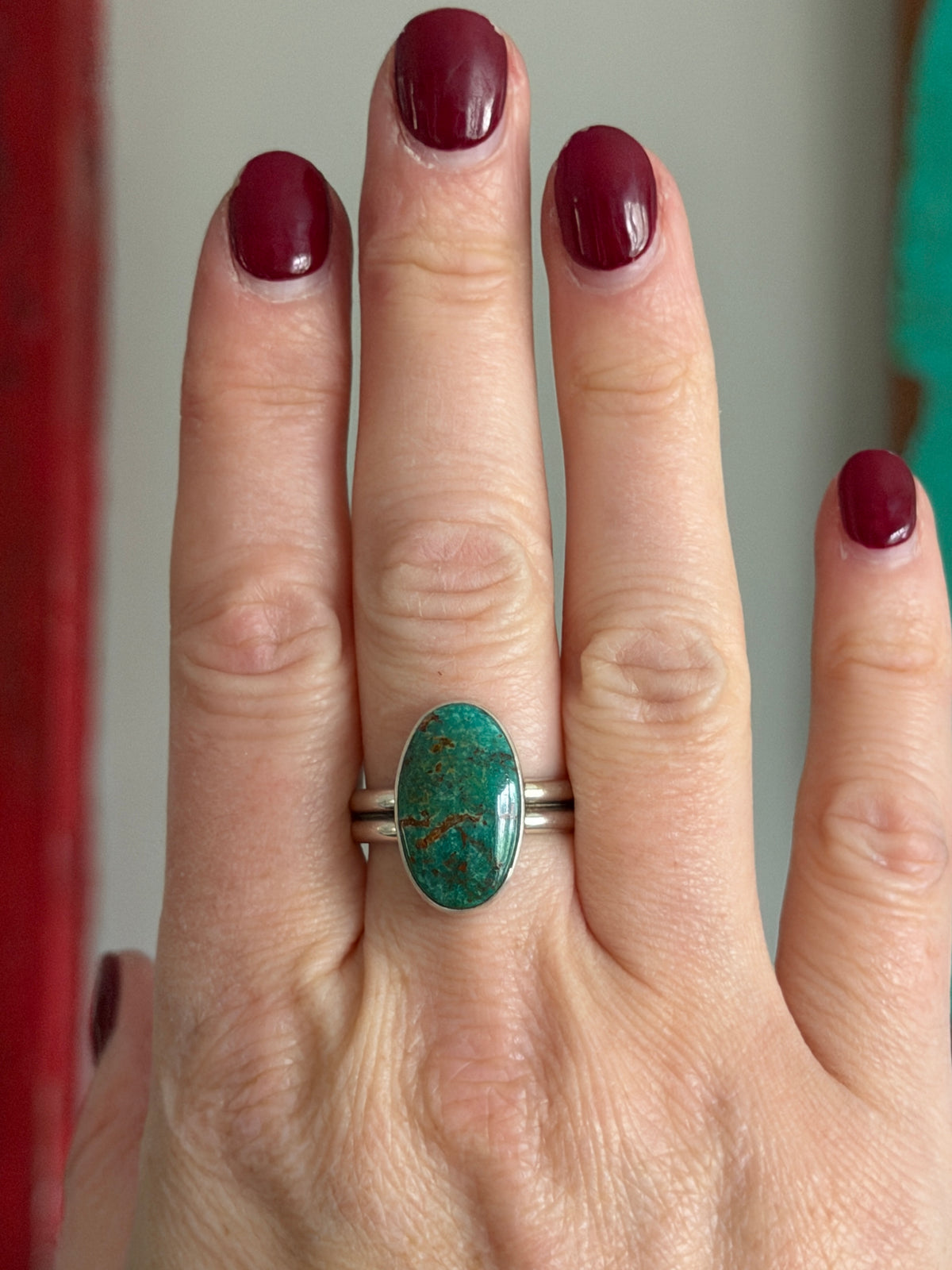 Evans Turquoise Ring size 10.75