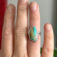 Royston Boulder Turquoise Ring in size 7