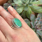 Hardy Pit Turquoise Ring in size 7.75