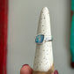 Coober Pedy Opal Ring Diamond Shape size 6.75 STAMPED BAND