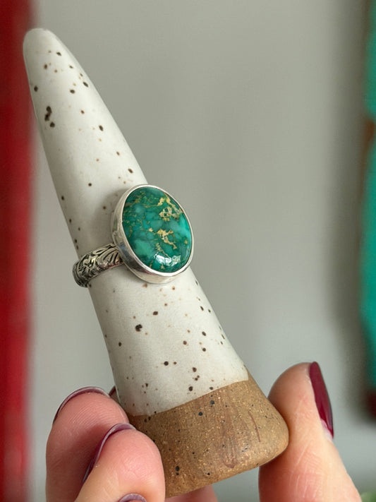 Emerald Valley Turquoise Ring size 8.25