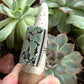Nautilus Variscite Olive Art Deco Ring in size 9.5