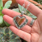 Polychrome Jasper Radiant Heart Pendant in Red v2