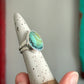 Polychrome Desert Bloom Variscite Ring size 6.5 STAMPED BAND