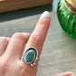 Sierra Bella Turquoise Arch Ring in size 8.25