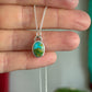 Thunderbird Turquoise Necklace in Yellow Ochre, Blue and Green