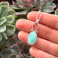 Fox Turquoise Hinge Pendant in Blue no. 5