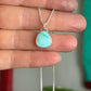 Royston Royal Blue Turquoise Little Necklace in Pale Blue