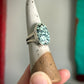 Poseidon Variscite Ring in size 7.75