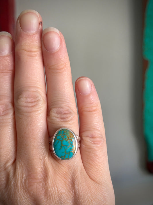 Royston Turquoise Ring in size 7