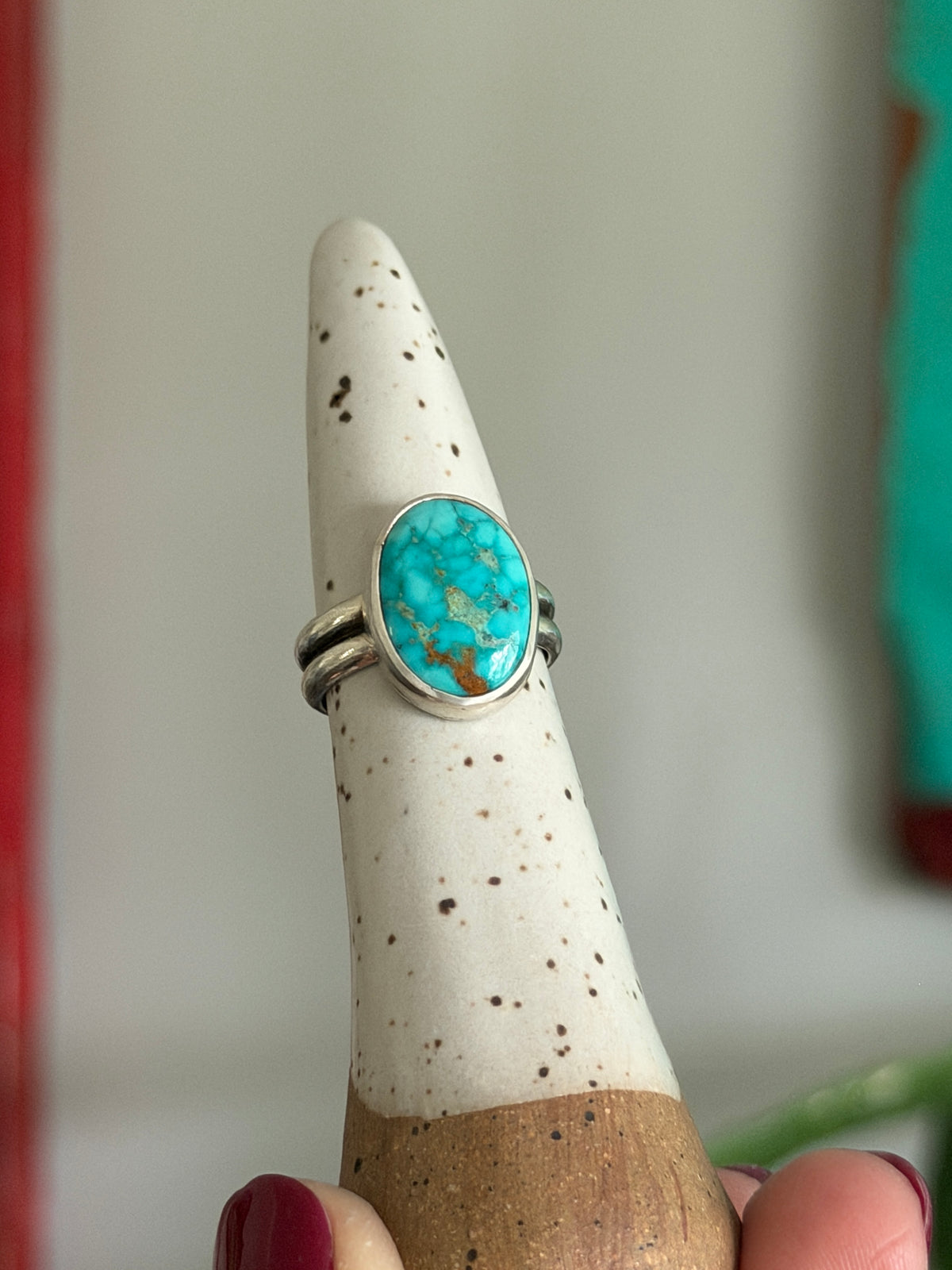 Sonoran Nugget Turquoise Ring size 6.25