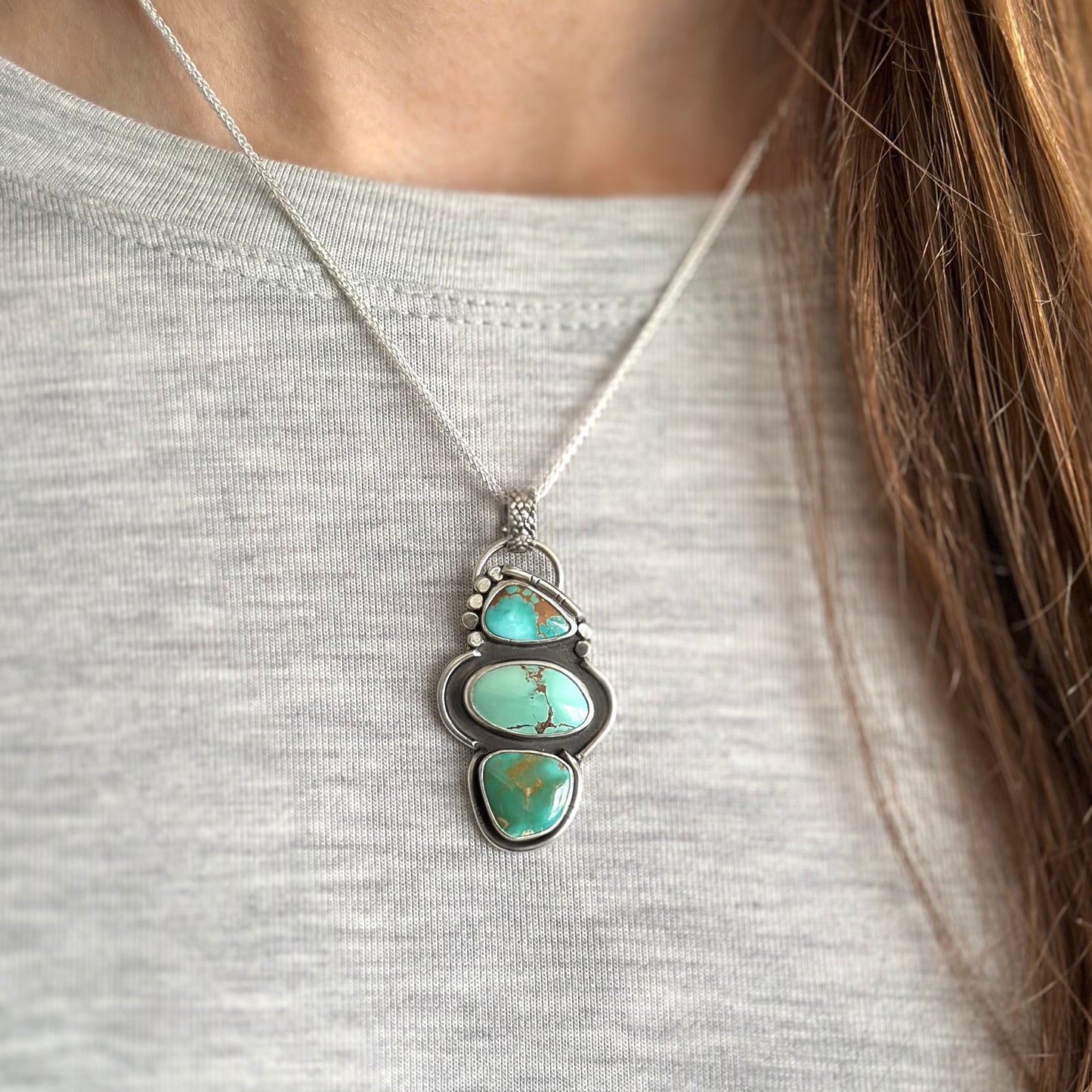Color Totem Royston Turquoise Pendant