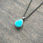 Fox Turquoise Pendant in Blue no. 4