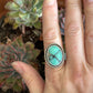 Desert Bloom Variscite Twist Ring in size 8.75