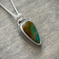 Rising Phoenix Turquoise Polychrome Pendant