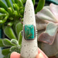 Evans Turquoise Framed Ring in size 8