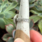 Desert Bloom Variscite with Swirl Flower Band size 7.5 to 7.75