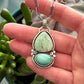 Australian Variscite + Desert Bloom Variscite Color Totem Pendant v2