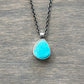 Fox Turquoise Pendant in Blue no. 4