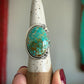 Rising Phoenix Turquoise Tree of Life Ring size 8.75