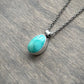 Fox Turquoise Pendant in Green no. 3