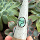 Desert Bloom Variscite Ring in size 7.5 to 7.75