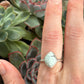 Emerald Basin Variscite Ring in size 8.5