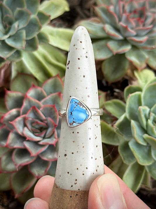 Golden Hills Turquoise Ring size 6.5