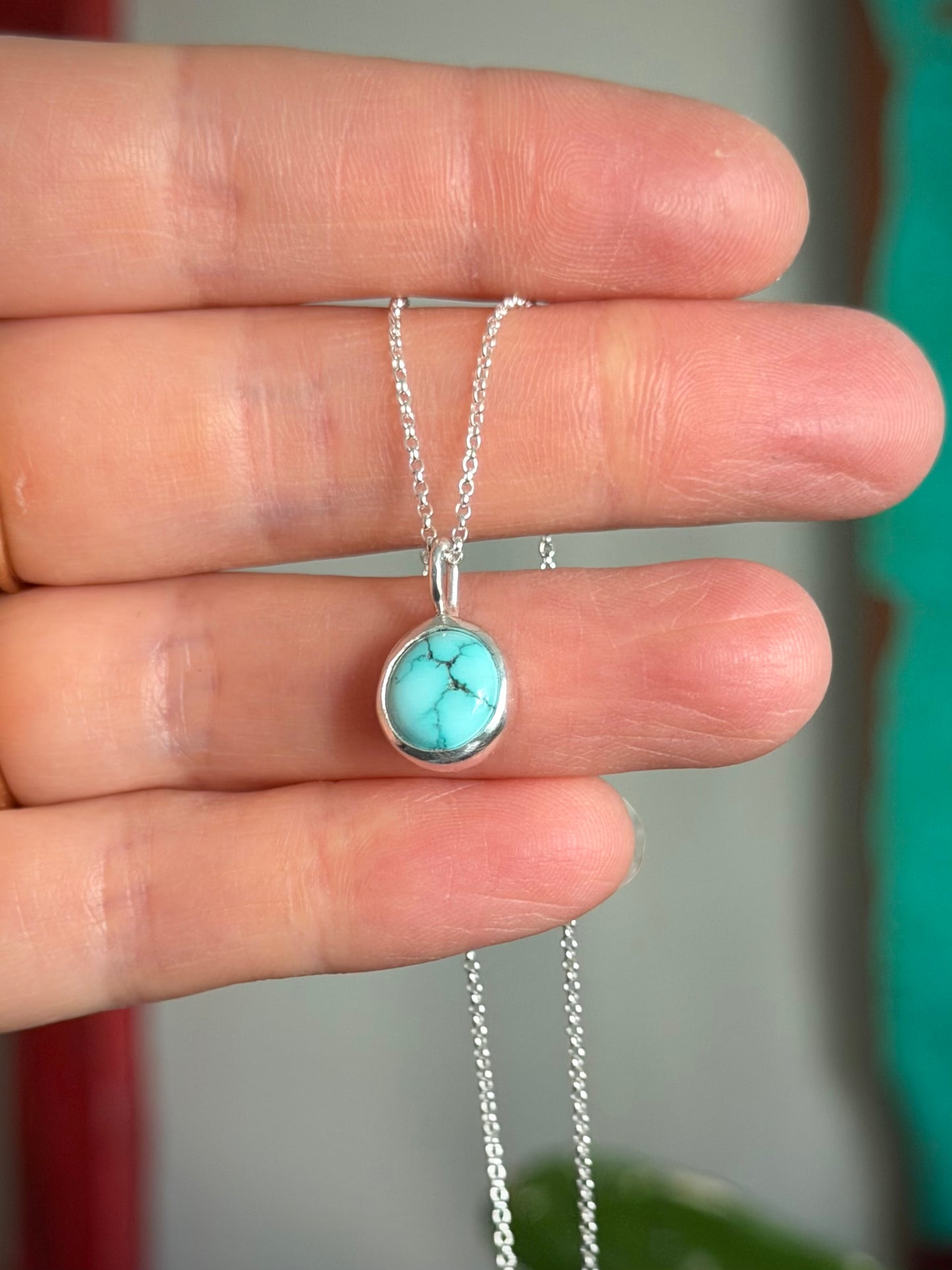 Lone Mountain Turquoise Little Necklace