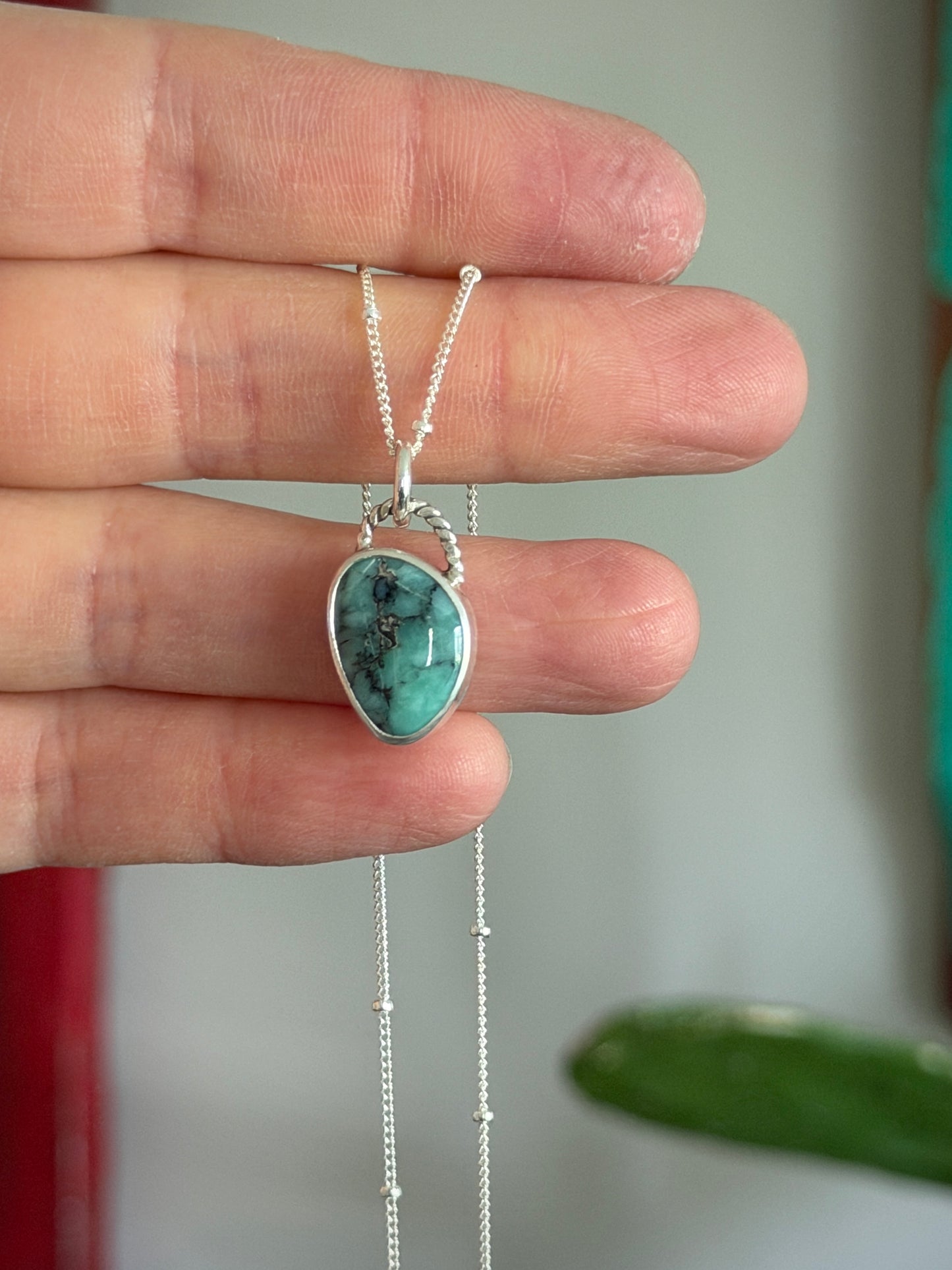 Blueboy Variscite Little Necklace Twist