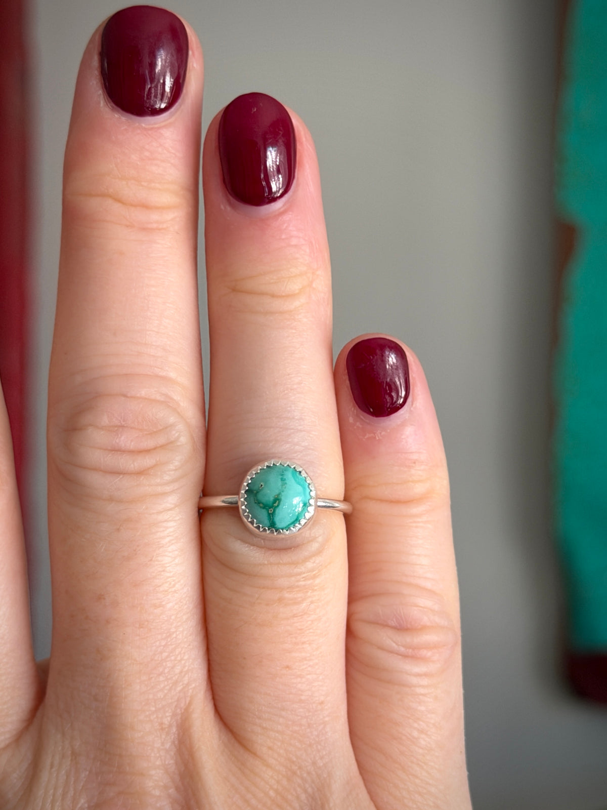 Emerald Valley Turquoise Ring size 7