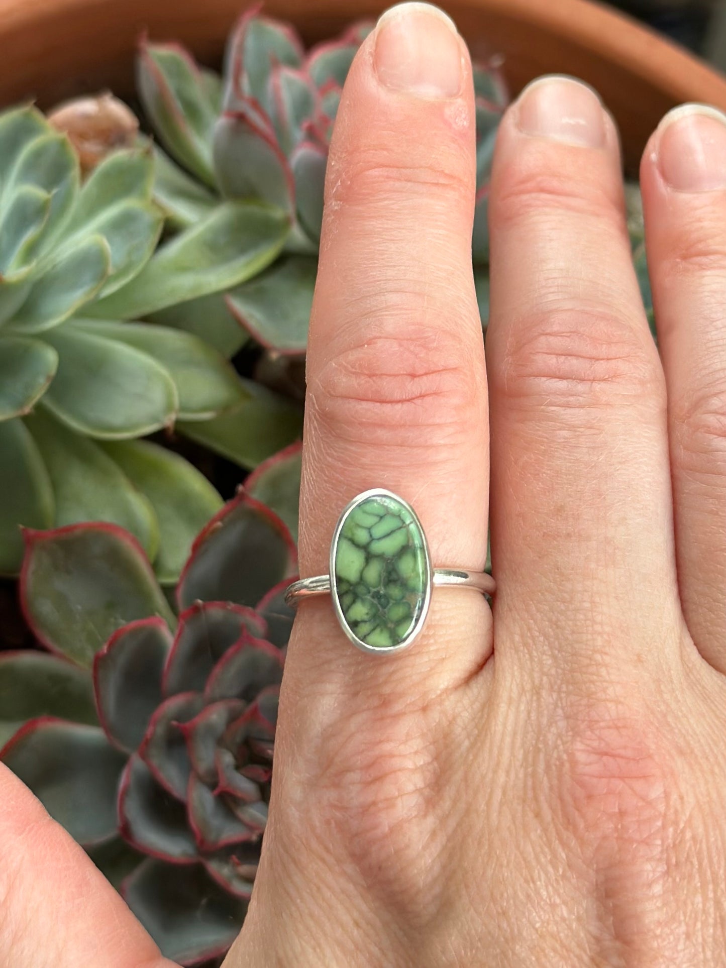 C+T Variscite Ring in size 8.25