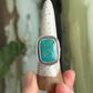 Catalina Turquoise Shadowbox Ring in size 9