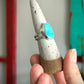 Royston Turquoise Ring size 8 STAMPED BAND